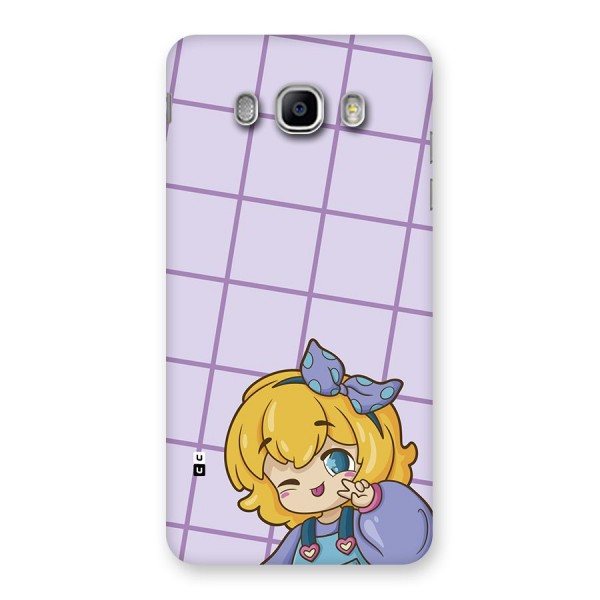 Cute Anime Illustration Back Case for Galaxy J5 2016