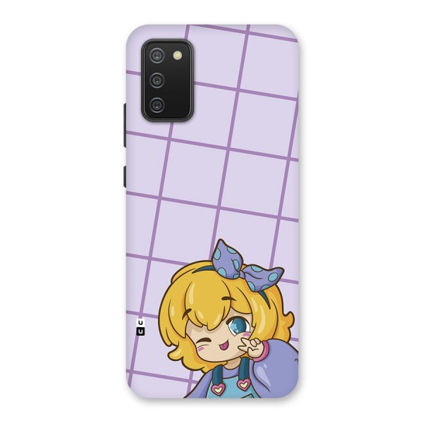 Cute Anime Illustration Back Case for Galaxy M02s