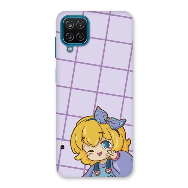 Cute Anime Illustration Back Case for Galaxy M12