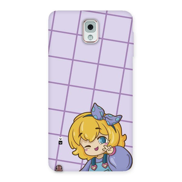 Cute Anime Illustration Back Case for Galaxy Note 3