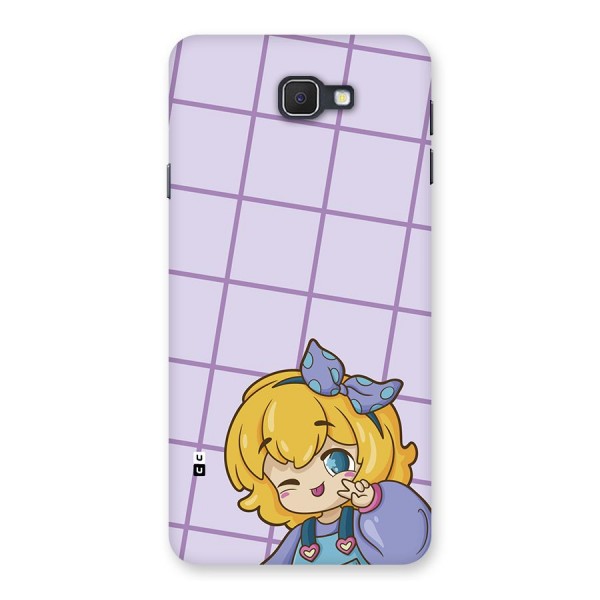 Cute Anime Illustration Back Case for Galaxy On7 2016
