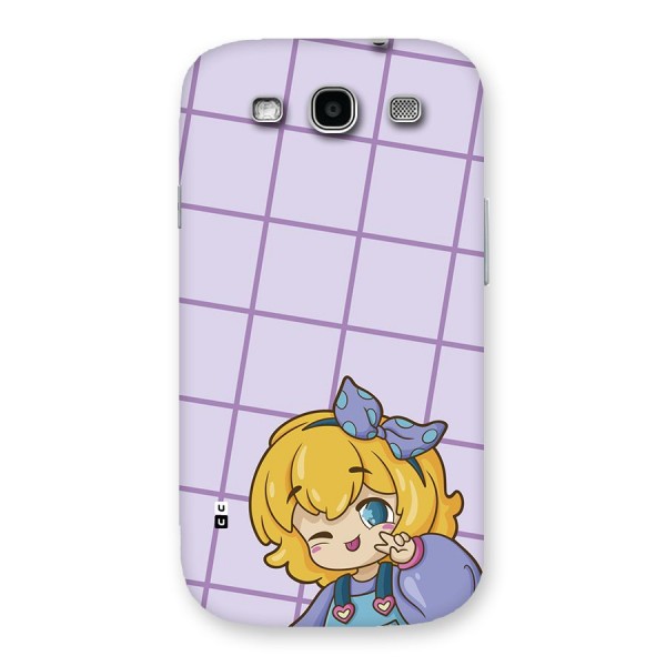 Cute Anime Illustration Back Case for Galaxy S3
