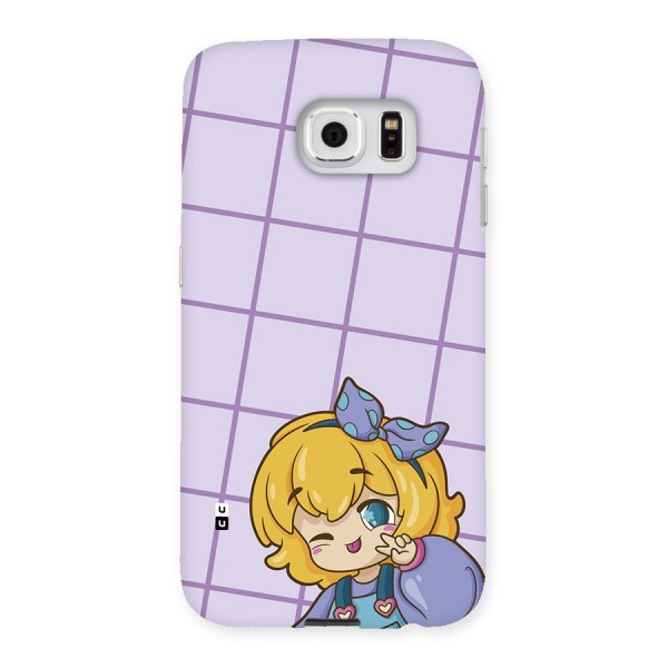 Cute Anime Illustration Back Case for Galaxy S6