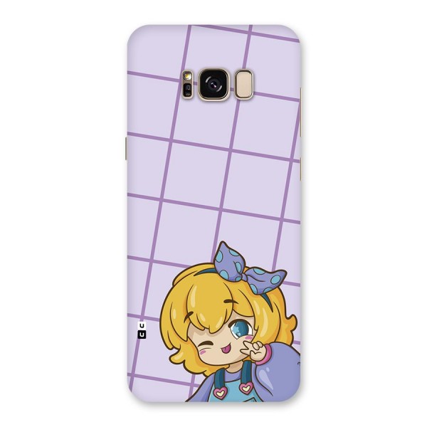 Cute Anime Illustration Back Case for Galaxy S8 Plus