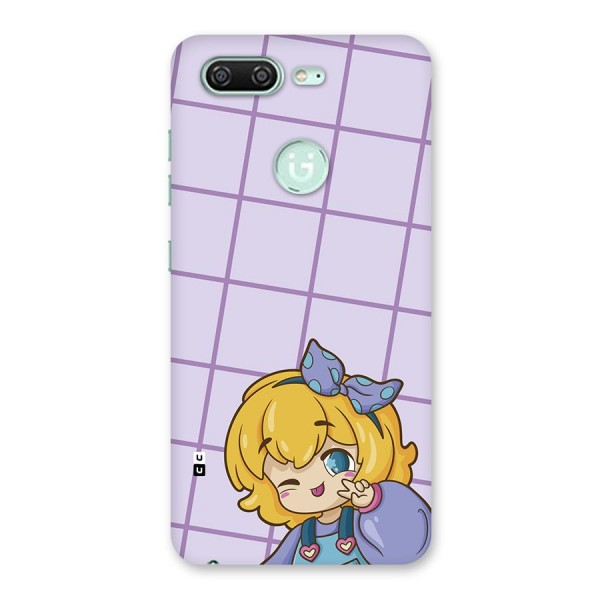 Cute Anime Illustration Back Case for Gionee S10