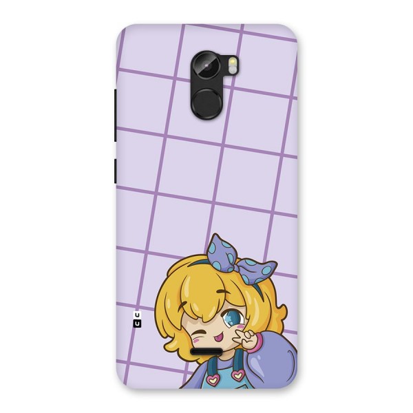 Cute Anime Illustration Back Case for Gionee X1
