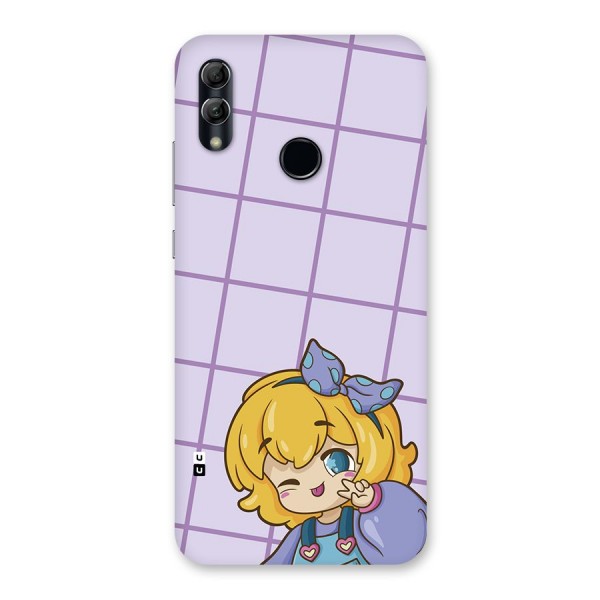 Cute Anime Illustration Back Case for Honor 10 Lite