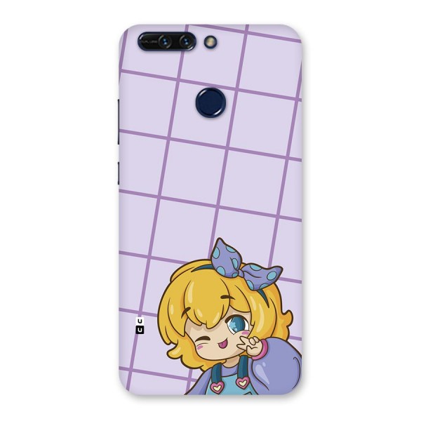 Cute Anime Illustration Back Case for Honor 8 Pro