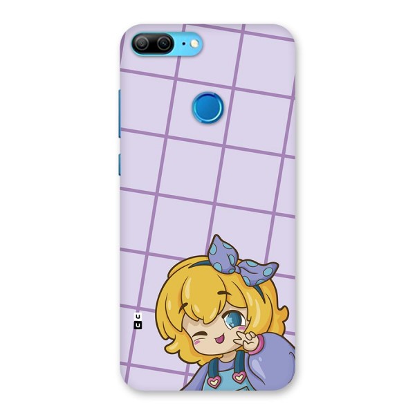 Cute Anime Illustration Back Case for Honor 9 Lite