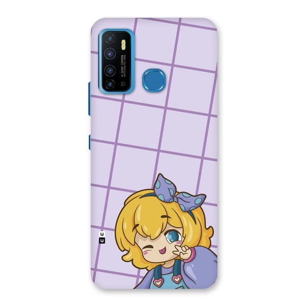 Cute Anime Illustration Back Case for Infinix Hot 9