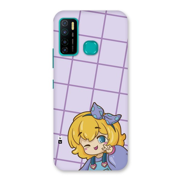 Cute Anime Illustration Back Case for Infinix Hot 9 Pro