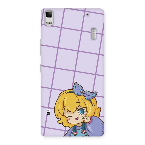 Cute Anime Illustration Back Case for Lenovo K3 Note