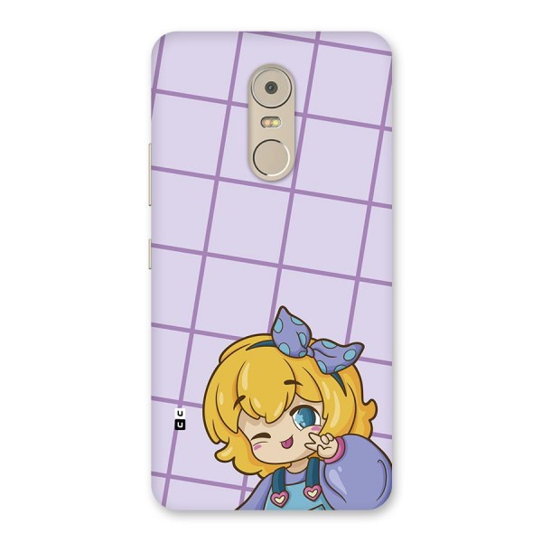 Cute Anime Illustration Back Case for Lenovo K6 Note