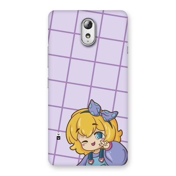 Cute Anime Illustration Back Case for Lenovo Vibe P1M
