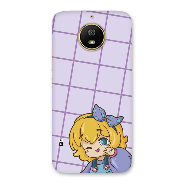 Cute Anime Illustration Back Case for Moto G5s