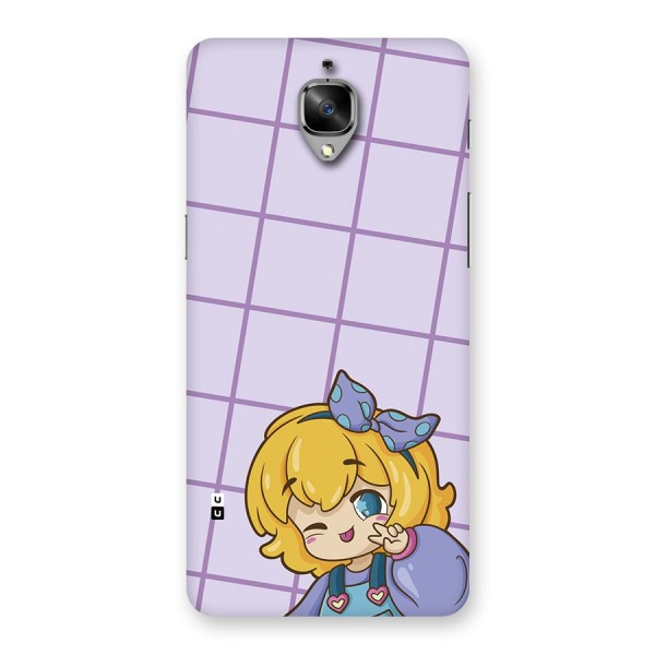Cute Anime Illustration Back Case for OnePlus 3