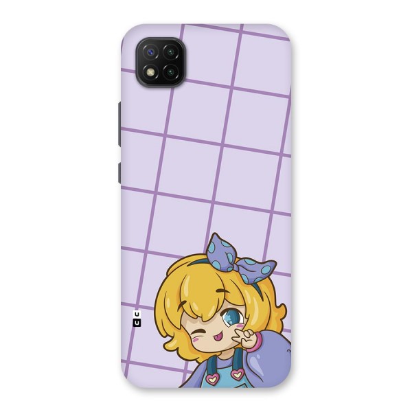 Cute Anime Illustration Back Case for Poco C3