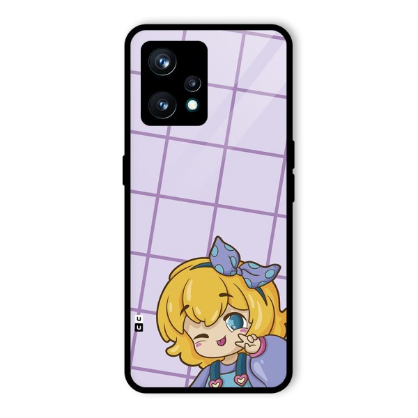 Cute Anime Illustration Back Case for Realme 9