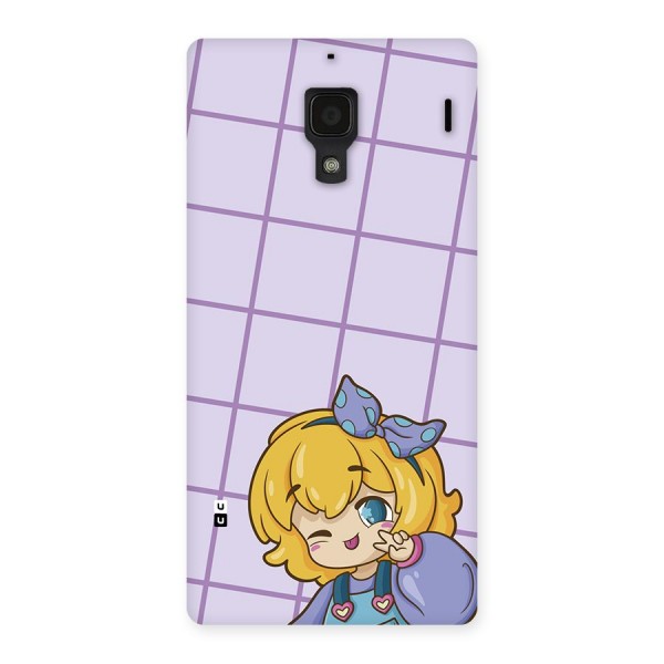 Cute Anime Illustration Back Case for Redmi 1s