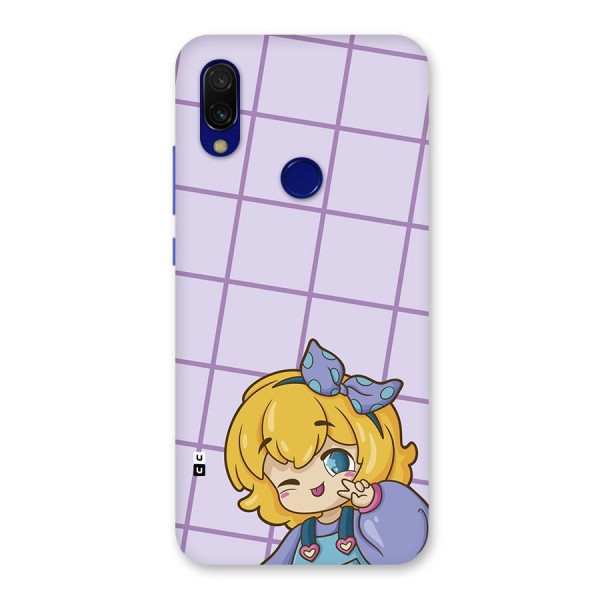 Cute Anime Illustration Back Case for Redmi 7