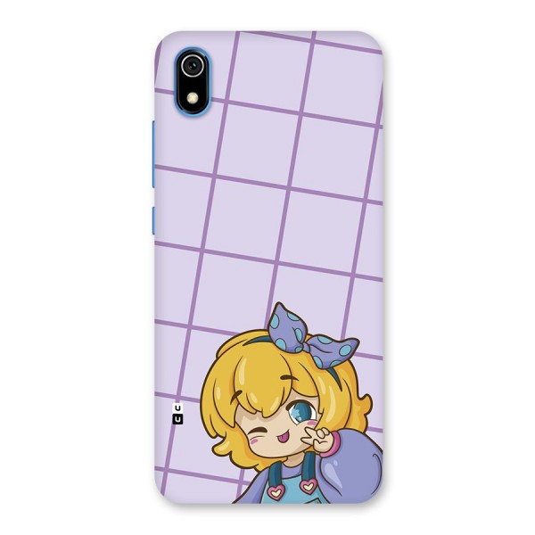 Cute Anime Illustration Back Case for Redmi 7A