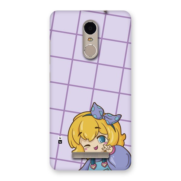 Cute Anime Illustration Back Case for Redmi Note 3