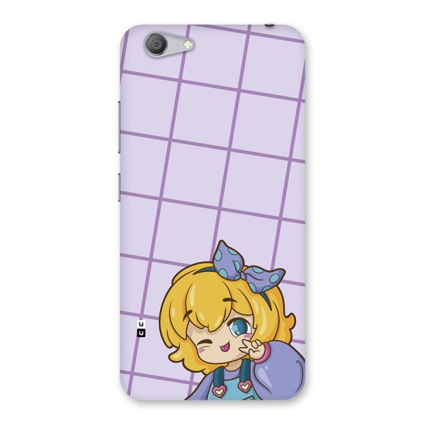 Cute Anime Illustration Back Case for Vivo Y53
