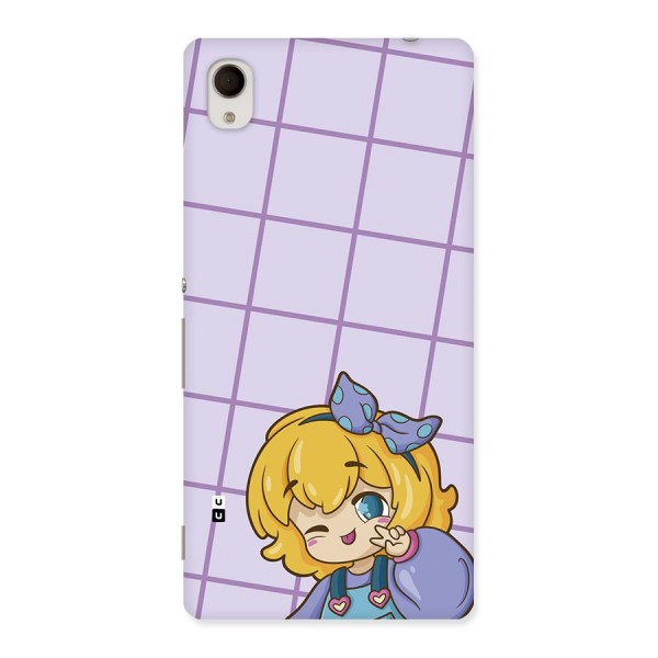 Cute Anime Illustration Back Case for Xperia M4