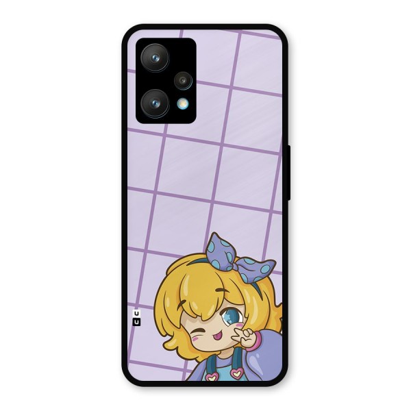 Cute Anime Illustration Metal Back Case for Realme 9