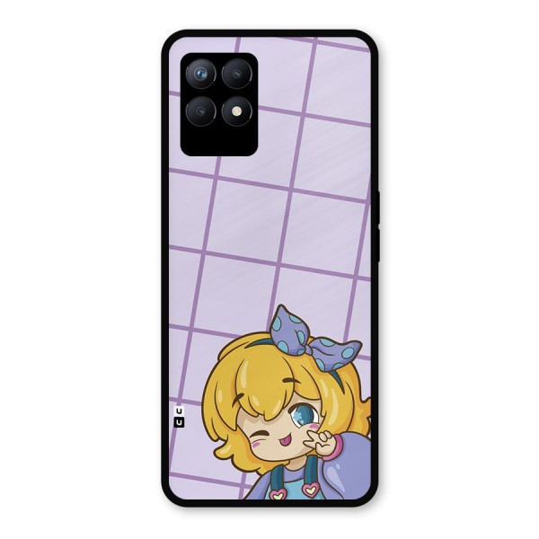 Cute Anime Illustration Metal Back Case for Realme Narzo 50