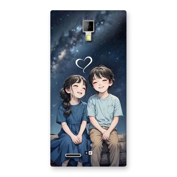 Cute Anime Teens Back Case for Canvas Xpress A99