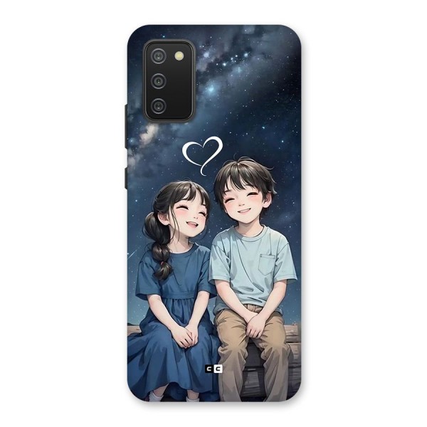 Cute Anime Teens Back Case for Galaxy M02s