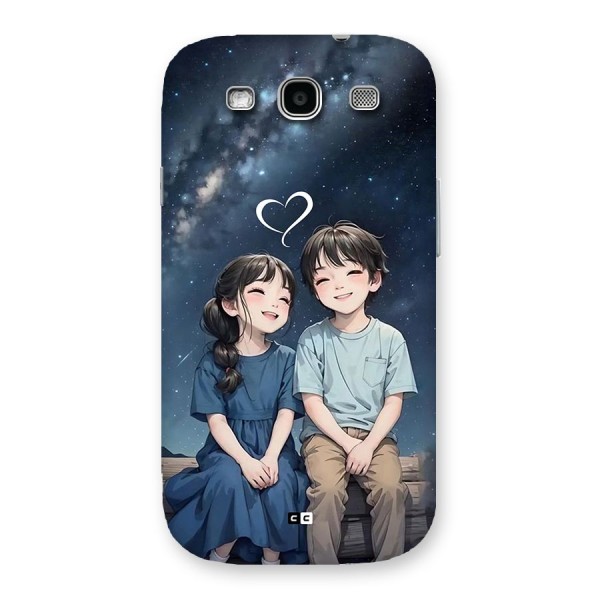 Cute Anime Teens Back Case for Galaxy S3