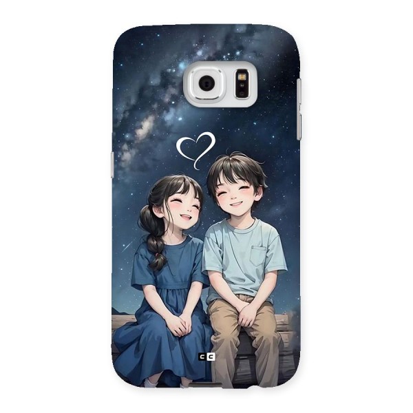 Cute Anime Teens Back Case for Galaxy S6