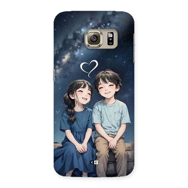 Cute Anime Teens Back Case for Galaxy S6 edge