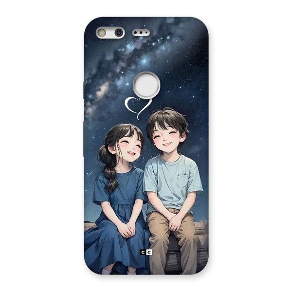Cute Anime Teens Back Case for Google Pixel
