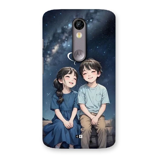 Cute Anime Teens Back Case for Moto X Force