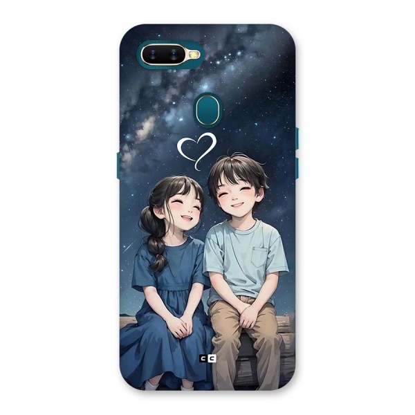 Cute Anime Teens Back Case for Oppo A7