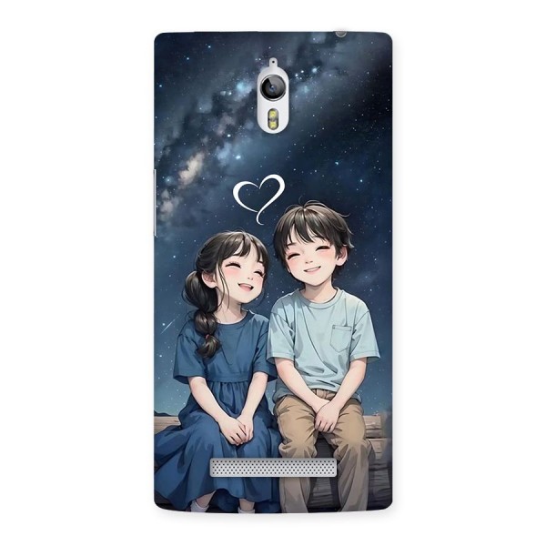 Cute Anime Teens Back Case for Oppo Find 7