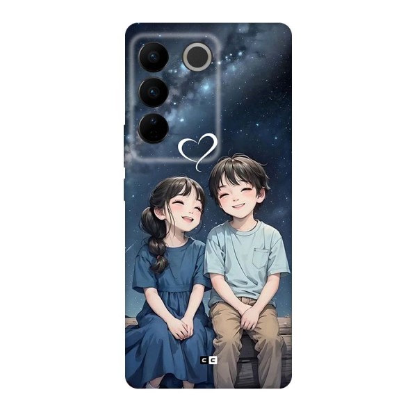 Cute Anime Teens Back Case for Vivo V27