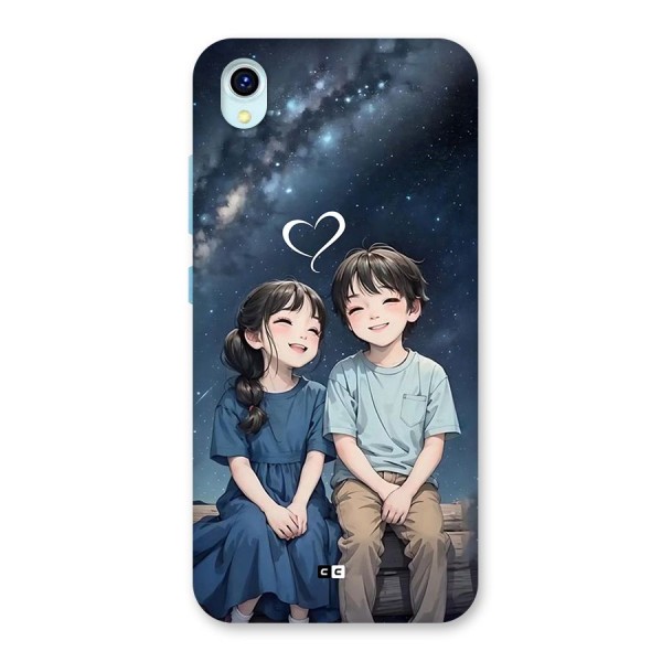 Cute Anime Teens Back Case for Vivo Y1s