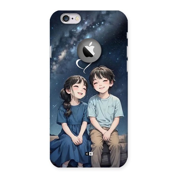 Cute Anime Teens Back Case for iPhone 6 Logo Cut