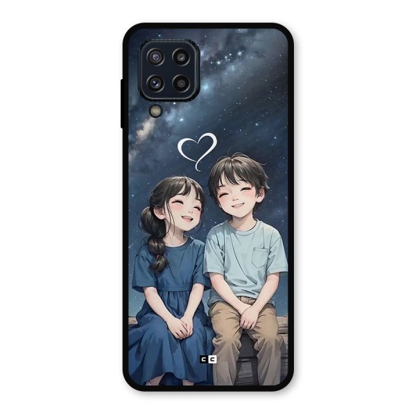 Cute Anime Teens Metal Back Case for Galaxy M32