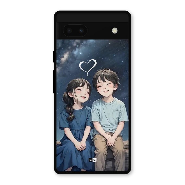 Cute Anime Teens Metal Back Case for Google Pixel 6a