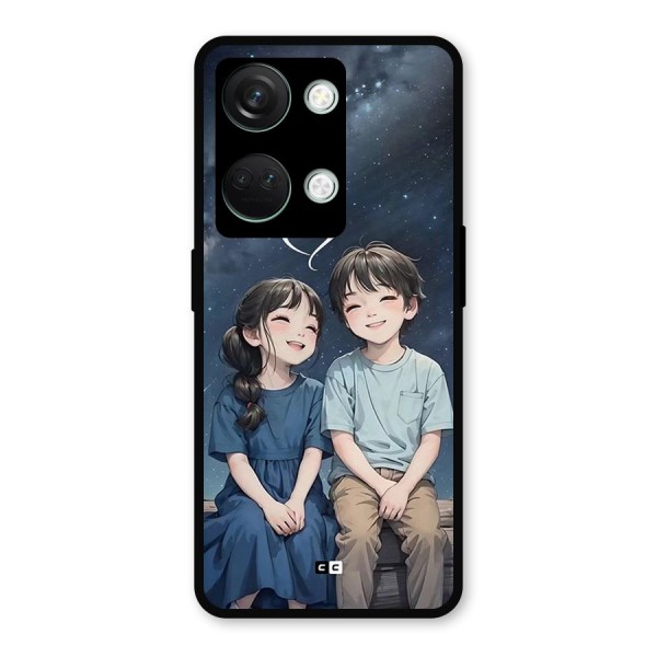 Cute Anime Teens Metal Back Case for OnePlus Nord 3