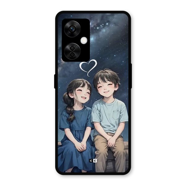 Cute Anime Teens Metal Back Case for OnePlus Nord CE 3 Lite