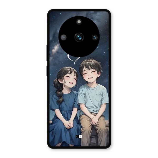 Cute Anime Teens Metal Back Case for Realme 11 Pro