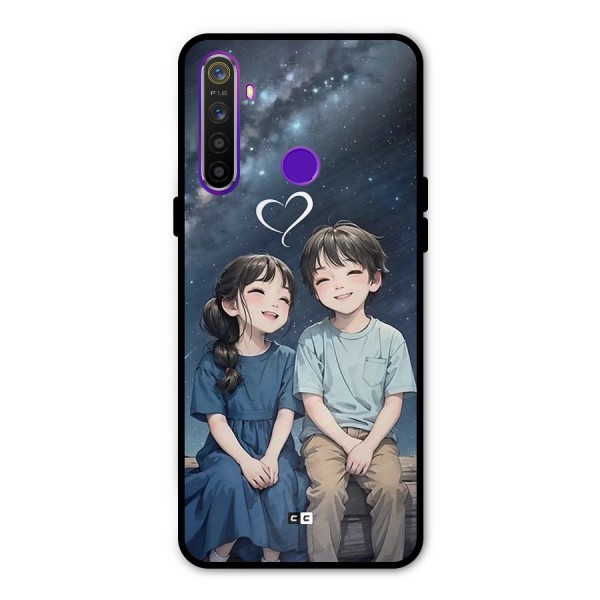 Cute Anime Teens Metal Back Case for Realme 5