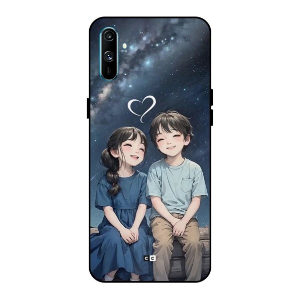 Cute Anime Teens Metal Back Case for Realme C3