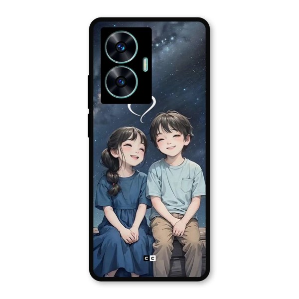 Cute Anime Teens Metal Back Case for Realme Narzo N55
